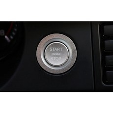 銀色 鋁合金 外圈 一鍵啟動按鈕蓋 引擎發動鈕 適用 14-22 E-Pace F-Pace F-Type, 1個