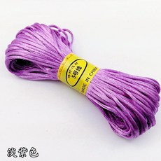 【手作材料】5號繩 5號線 1捲20M 手工編織 中國結 手繩 編織繩 結緣品 手工藝 線材 手環 手鍊 配件 繩子, 5號線淡紫色 (約20M/1捲), 1個
