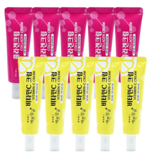[당일발송]예쁜얼굴 콜라겐크림25ml 5개 + 예쁜얼굴 비타민C크림 5개 미백 광택 수분 주름개선효과비타민c크림 약국용화장품 휴대용작은화장품여행용화장품답례품선물, 25g, 10개 25g, 10개