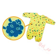 우리상회 키즈맘아트 전신 미술가운 컬러코끼리 S 홈스쿨