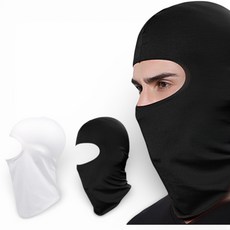헬멧이너 오토바이 두건 마스크 도둑복면, 5개, 화이트