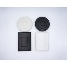 현관문 우유투입구 마개 방범문 구멍 커버 블랙 백색 주공아파트 우유커버, 1. 원형 커버 백색