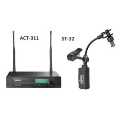 MIPRO ACT-311單頻接收器搭配ST-32無線麥克風，薩克斯風專用，無線傳輸，音質清晰，舞台演出最佳選擇