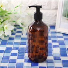 제이원잡화점 샴푸통 펌프용기 욕실디스펜서 샴푸디스펜서 500ml 소분기