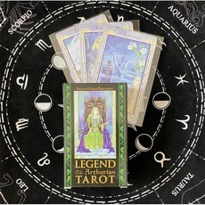 「女巫卡塔牌屋 」傳奇亞瑟王塔羅牌 The Arthurian Tarot 英文定製牌卡 桌游, 傳奇亞瑟王塔羅牌, 1個