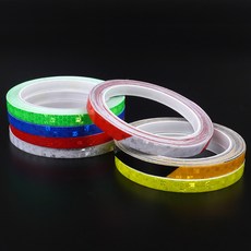 PVC 반사 테이프 야광 반사 안전 표시 테이프, 블랙+옐로우