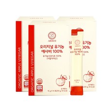 아르디엠 오리지널 유기농 애사비 100% 애플사이다비니거 스틱 14회분, 3개, 210ml