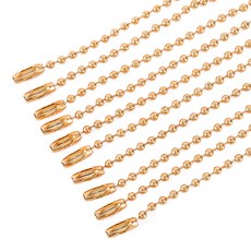 (주)아트인 골드 군번줄 (10개), 1세트, 12cm