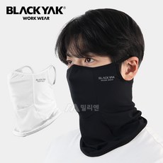 블랙야크 냉감 자외선차단 호흡이 편한 쿨 멀티스카프, 1개, 블랙 1개, 블랙