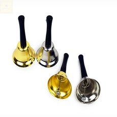 유아음악교구 실버 핸드벨, 75mm 금색, 1개