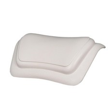 GHSHOP 욕조용 목욕 베개 편안한 목 받침대 흡착식 미끄럼 방지 기능 여성용 욕실 필수품, 31cm x 18cm x 8cm, PU, 하얀색