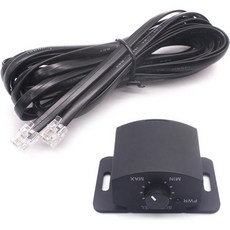 자동차 앰프 4핀용 베이스 노브 13피트 연장 케이블이 있는 리모컨 베이스 컨트롤 노브 리모컨 서브우퍼 컨트롤러 노브 자동차 볼륨 조절 자동차 오디오 스피커용 베이스 노