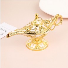 모멘트 알라딘 행운 요술램프 인테리어 소품 장식품, 화이트