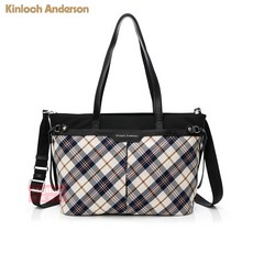 Kinloch Anderson 金安德森 UNIQUE 2Way 兩用包 肩背包/側背包/手提包 KA205107 得意, 黑色