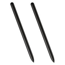 2팩 갤럭시 탭 S10 울트라 펜 플러스 S 삼성 스타일러스 교체용 라이트 블루투스 없음+무료 팁 5개 (블랙), 2팩 갤럭시 탭 S10 울트라 펜 플러스 S 삼성 스타