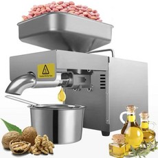 가정용 착유기 채유기 냉압착 기름짜는기계 220v 110V220V 자동 아마씨 오일 Press3-5KG 참깨 땅콩 프레스 스테인레스 스틸 온도 조절, 6) 220V  미국
