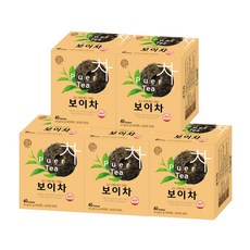 송원 보이차, 600mg, 40개입, 5개