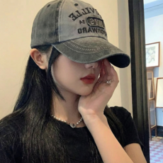 디어루아 남여공용 빈티지 워싱 볼캡