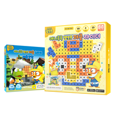 AniBlock Pororo Puzzle Rider+Starter 集成套組, 混合顏色