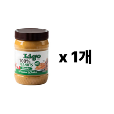 리고 100% 땅콩버터 청키, 453g, 1개