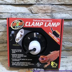 ZOO MED 陶瓷夾燈-M 爬蟲保溫燈 陶瓷加溫燈 夾式陶瓷燈 寵物保暖燈, Black