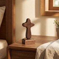 리에스 원목 십자가 나무십자가소형