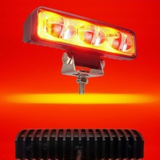 미즈누아 지게차 LED안전램프 레드 / 와이드빔 써치라이트 자동차 DIY 빨간색 조명