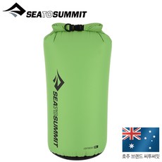 SEATOSUMMIT 씨투써밋 드라이백 라이트웨이트 드라이 색 20L 캠핑 여행 방수가방 배낭, 애플그린