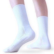 맹이들맘 200핏 이중쿠션 장목 스포츠양말, 1개, 화이트