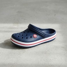 크록스 크록밴드 클로그 키즈 유아 아동 주니어 - NAVY RED CRS207006 Co.1700245