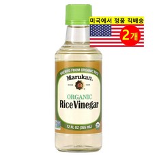 Marukan 다양한 요리에 적합한 건강하고 풍미가 좋은 마루칸 오가닉 라이스 식초 355ml 2개