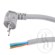 별별 회색 AC 파워코드 1.0x5m 파워코드탈피, 파워코드_측면접지_회색1.0X5M