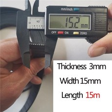피트니스 장비 드라이브 와이어 코어 플랫 벨트 강도 기계 너비, 13. Width 15mm Long 15m, 기본