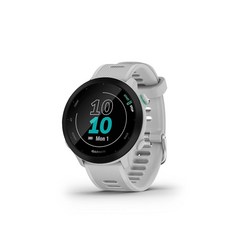 가민 포러너 55 GPS 러닝 스마트워치, White, Watch, 1개, 26.3mm