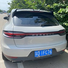 포르쉐 마칸 루프 미들 스포일러 15-17 ABS 자동차 리어 트렁크 윙 호환, 샴페인