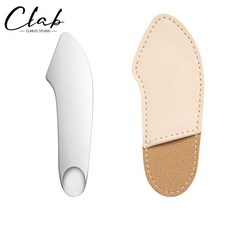 Clab 투웨이 메이크업 스파츌라, 1개, 은색