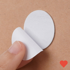 테이프 원형 리버시블 10개입, 10mm