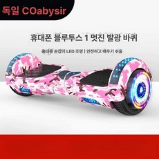 보드 투휠 충전식 호버보드 성인용 초보자용 균형 두발, 기본 모델명/품번, 1개, 플래그십 핑크 조명 바퀴 음악 블루투스 4D