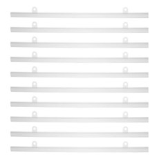 ORFOFE 지도 및 그림용 클립 레일이 있는 PVC 포스터 걸이 바 10개 교실 사무실 상업용 디스플레이용 쉬운 설치 125464 8576440960