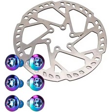 ZTTO 180MM 자전거 디스크 브레이크 로터 두께 로드 바이크 산악 MTB BMX용 컬러 볼트로 내구성이 뛰어난 스텐 로터 180MM