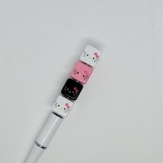 B95 볼펜꾸미기 볼꾸 동대문 꾸미기 DIY 컬러 큐브 사각 캐릭터 KT 고양이 믹스 컬러