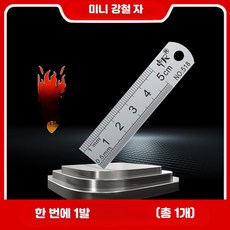 스테인리스 측정용 휴대형 정밀눈금 내구형, 1개, 1_실버1개 5cm
