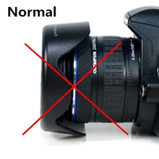가역 나사 식 꽃 차양 렌즈 후드 49mm DSLR 카메라 용, 06 55mm, 02 Normal