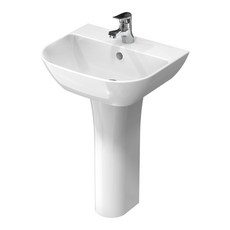 [고치고] 지리드 ZL-100 1홀긴다리 세면대 부속포함 전국배송 출장설치, 화이트