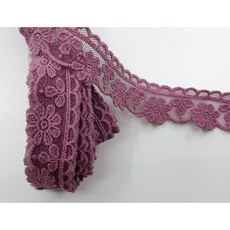 면사 다알리아 15야드 육각망레이스 면레이스 레이스, 퍼플15야드, 1개