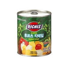 리치스 트로피칼 후르츠 칵테일 원터치, 850g, 6개