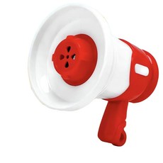 玩具擴音器 錄音擴音 趣味音樂, 紅色, 1個