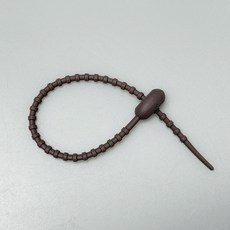 실리콘타이 1개, 16-실리콘타이(그레이 브라운)