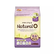 네츄럴오 오리 2kg 1년 이상 성견용 강아지 사료 기타, 1개