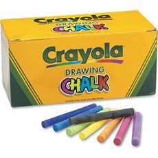 크레욜라 5100400 컬러 드로잉 분필 24가지 다양한 색상 각각 6가지 144개의 스틱/세트, 크레욜라 5100400 컬러 드로잉 분필, 24가지 다